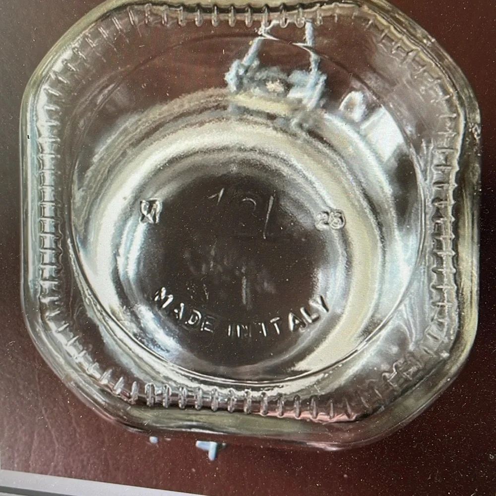 Bormioli Rocco Fido 1/2 Liter Latch Swing Top Glass Canning Jar Made in Italy